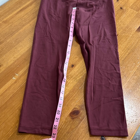 Lululemon Athletica Burgundy Leggings - Picture 6 of 9